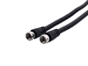 Picture of RG6 Coaxial for Cable TV - 75 ft, F Type, Black