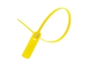 Picture of 19 Inch Standard Yellow Pull Tight Plastic Seal with Steel Locking Piece - 100 Pack