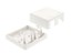Picture of 2 Port Surface Mount Box - White