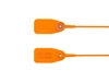 Picture of 12 1/2 Inch Standard Orange Pull Tight Plastic Seal with Steel Locking Piece - 100 Pack