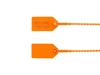 Picture of 8 Inch Light-Duty Orange Pull Tight Plastic Seal - 100 Pack