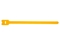 Picture of 12 Inch Yellow Hook and Loop Tie Wrap - 50 Pack