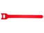 Picture of 6 Inch Red Hook and Loop Tie Wrap - 10 Pack