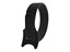 Picture of 12 Inch Black Hook and Loop Tie Wrap - 100 Pack