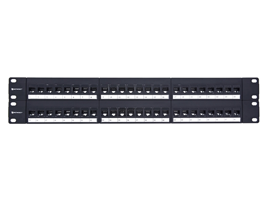 Picture of CAT5e High-Density Feed Through Patch Panel - 48 Port, 2U