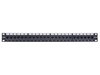 Picture of CAT6 Patch Panel - 24 Port, 1U, Rack Mount, TAA Compliant