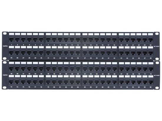 Picture of CAT6 Patch Panel - 96 Port, 4U, Rack Mount, TAA Compliant