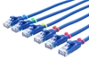 Picture of 4 Inch Fluorescent Blue Cable Tie - 500 Pack