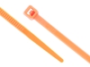 Picture of 4 Inch Fluorescent Orange Cable Tie - 500 Pack