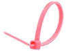 Picture of 4 Inch Pink Miniature Cable Tie - 100 Pack