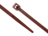 Picture of 6 Inch Brown Miniature Cable Tie - 100 Pack