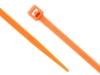Picture of 6 Inch Orange Miniature Cable Tie - 100 Pack