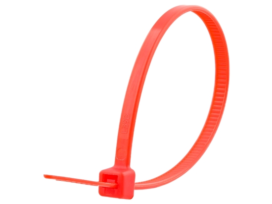 Picture of 6 Inch Red Intermediate Cable Tie - 100 Pack