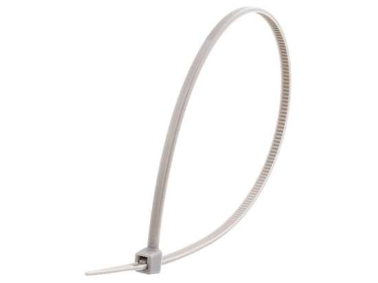 Picture of 8 Inch Gray Miniature Cable Tie - 100 Pack