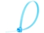 Picture of 8 Inch Fluorescent Blue Cable Tie - 100 Pack