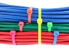 Picture of 8 Inch Fluorescent Yellow Cable Tie - 100 Pack