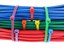 Picture of 8 Inch Orange Cable Tie - 100 Pack