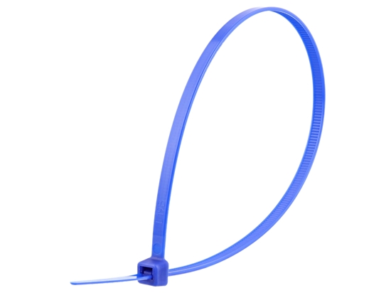 Picture of 11 7/8 Inch Blue Cable Tie - 100 Pack