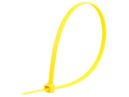 Picture of 11 7/8 Inch Yellow Cable Tie - 100 Pack
