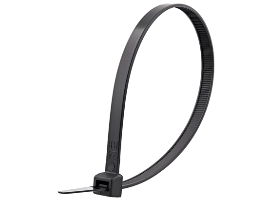 Picture of 11 Inch Black UV Cable Tie - 100 Pack