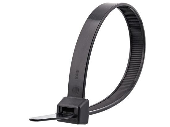 Picture of 11 5/8 Inch Black UV Cable Tie - 100 Pack