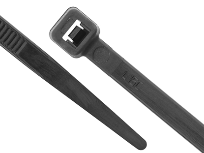 Picture of 15 Inch Black UV Standard Cable Tie - 100 Pack