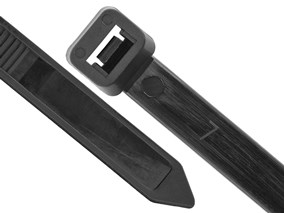Picture of 18 Inch Black UV Cable Tie - 100 Pack