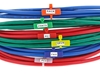 Picture of 4 Inch Blue ID Cable Tie - Inside Flag - 100 Pack