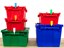 13 Inch Standard Unlabeled Orange Tear Away Plastic Seal Securing Boxes