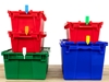 13 Inch Standard Orange Tear Away Plastic Seal Securing Boxes