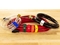 12 Inch Red Cinch Strap with Eyelet securing cables, hoses, and tubing