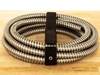 12 x 1 1/2 Inch Heavy Duty Black Cinch Strap with Eyelet securing cables, hoses, and tubing