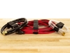 24 x 1 1/2 Inch Cinch Straps with Metal Buckle making organized cable, hose and tubing bundles