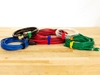 12 Inch Blue Hook and Loop Tie Wrap making organized cable, hose and tubing bundles