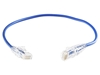 1.5 Feet Blue Booted CAT6 Mini Patch Cable