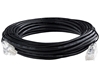 25 Feet Black Booted CAT6 Mini Patch Cable