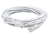 25 Feet White Booted CAT6 Mini Patch Cable