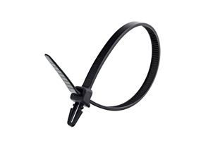 8 Inch UV Black Standard Push Mount Cable Tie