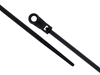 4 Inch Black Mount Head Cable Tie Head and Tail Ends