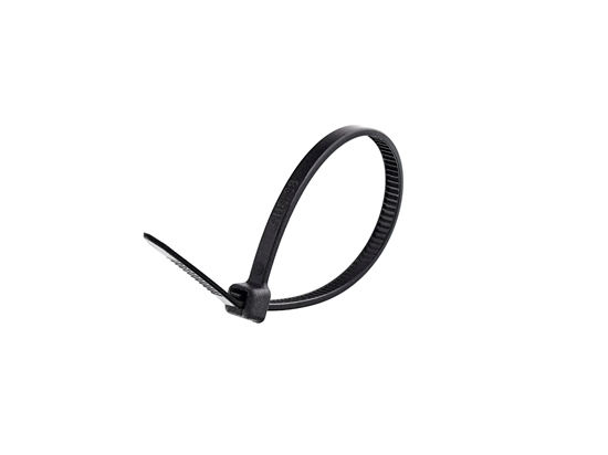 4 Inch Black Miniature Releasable Cable Tie