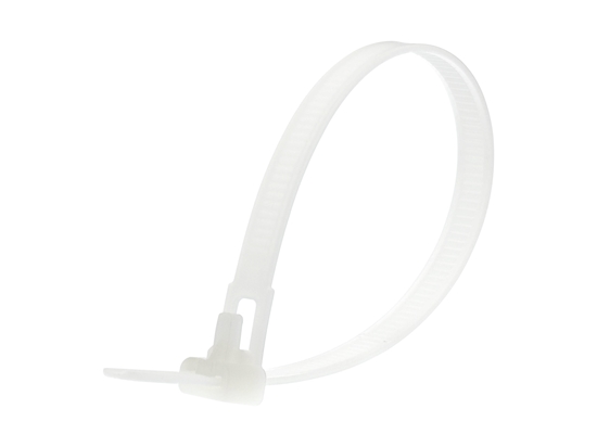 8 Inch Natural Standard Releasable Cable Tie