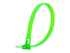 10 Inch Flourescent Green Standard Releasable Cable Tie