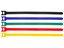 Picture of 12 Inch Multi-colored Hook and Loop Tie Wraps - 10 Pack