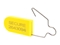Yellow Plastic Padlock Security Seal with Metal Wire