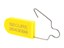 Yellow Plastic Padlock Security Seal with Metal Wire