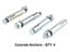 1u Vertical Wall Mount Bracket concrete anchors