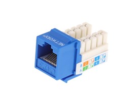 Picture of CAT6 SpeedTerm™ Keystone Jack 90 Degree 110 UTP - Blue