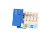 Picture of Blue, 90 Degree, 110 UTP, Qty 50 - CAT6 Keystone Jack Speed Termination