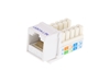 Picture of White, 90 Degree, 110 UTP, Qty 50 - CAT6 Keystone Jack Speed Termination