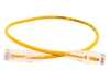 1.5 FT Yellow Booted CAT6 Mini Patch Cable Bundle